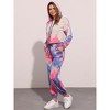 INSPIRE CHIC Women's Tie Dye Pullover Hoodie Drawstring Jogging Sports 2 Pieces Outfit Sweatsuits - 2 of 4