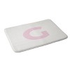 Deny Designs April Lane Art Block Monogram Memory Foam Bath Mat - 2 of 4