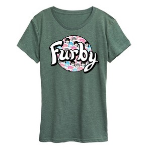 Women's - Furby - Furby Logo Circle Short Sleeve Graphic T-Shirt - 1 of 4