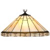 Chloe Lighting Belle Tiffany-Style 2 Light Mission Ceiling Pendent 18`` Shade - 3 of 4