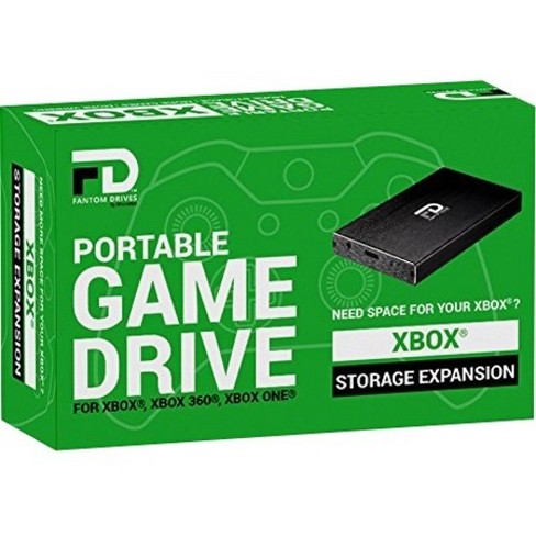 External Hard Drive Expansion 1TB Portable USB 3.0 Games Storage Xbox One Black