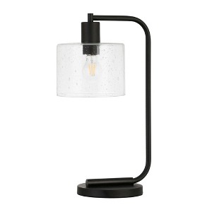 Hudson and Canal 20.5" Tall Table Lamp with Glass Shade - 1 of 4