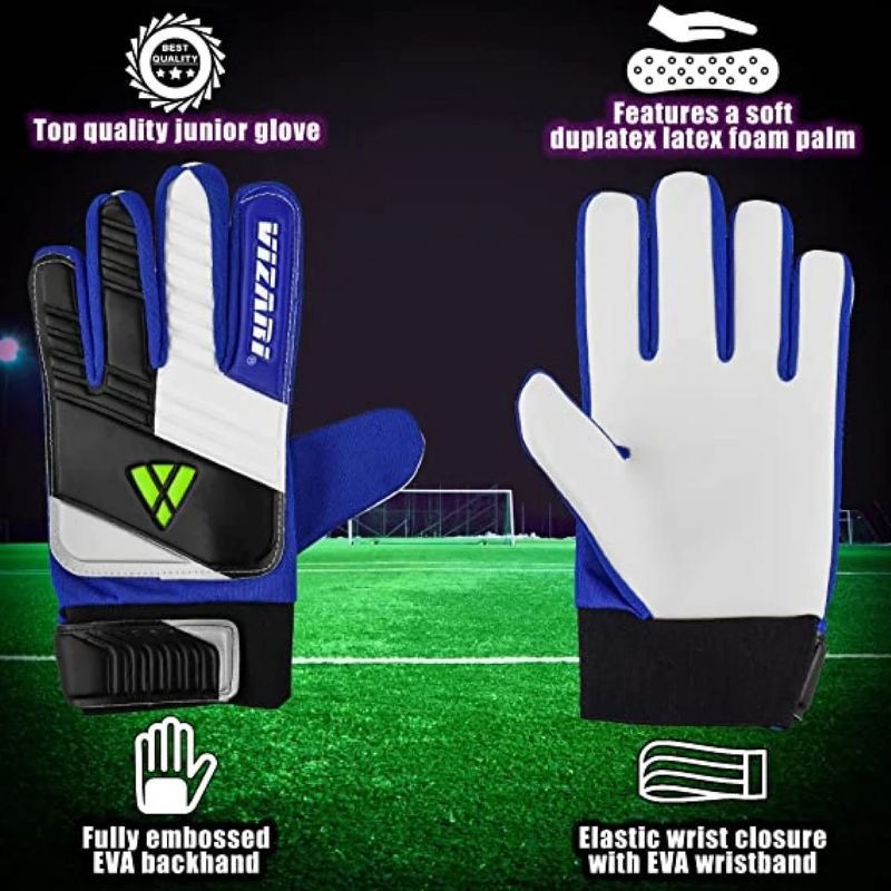 Vizari Junior Keeper Glove - Professional Soccer Goalkeeper Goalie Gloves for Kids and Adults - Superior Grip, Durable Design, Secure Fit, 4 of 7