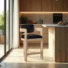 Meridian Furniture,Sacha Black Velvet Stool - 2 of 4
