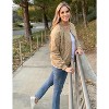 Zeagoo Women's Bomber Jacket Casual Coat Zip Up Spring Fall Clothes with Pockets - 3 of 4