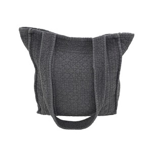 Saro Lifestyle Soft Cotton Quilted Tote Bag - 1 of 4