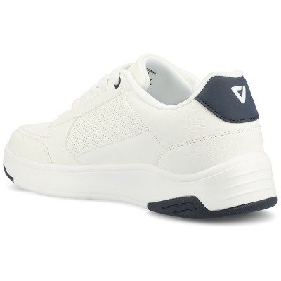Vance Co. Vance Mens Swift Comfort Medium and Wide Width Perforated Low Top Sneaker, White 12 — фото 7