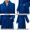 Alpine Swiss Blair Womens Cotton Terry Cloth Bathrobe Shawl Collar Velour Spa Robe - 3 of 4