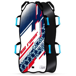 Sunlite Sports Premium 45" Snow Sled for Kids & Adults, Reinforced Toboggan with Durable Bottom & Stitched Fabric - 1 of 4