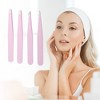 Unique Bargains Durable Potable Eyebrow Tweezer Kit Light Purple 1 Set - 4 of 4