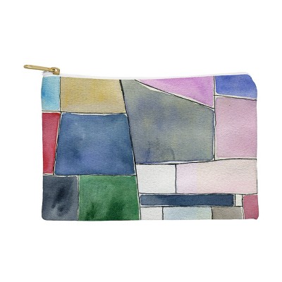 Elena Blanco Patchwork Pouch Small - Deny Designs