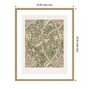 Kate and Laurel Framed Art Poster William Morris Windrush 1883 by The Art Institute of Chicago, 34x42, Mila Dark Gold - 2 of 4