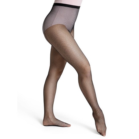 Capezio Black Women's Professional Fishnet Tight With Seams, X