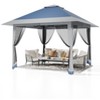 13x13 FT Gazebo Outdoor Canopy Tent, Outdoor Patio Gazebo, with Mosquito Netting, 4 Sandbags & Wheeled Bag, for Backyard - 2 of 4