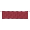 vidaXL Garden Bench Cushion Wine red Oxford fabric (100% polyester) - 4 of 4