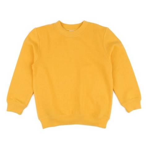 Leveret Kids Long Sleeve Sweatshirt Yellow 2 Year : Target