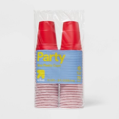 Disposable Red Plastic Cups - 18oz - 72ct - up&up™