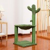 Multi-Level Cat Tree, Cat Tower Durable Sisal-Covered Scratching Posts,Cozy Caves,Condo,Dangling Ball,Jumping Platform for Cats Play &Sleep,Pet House - 3 of 4