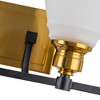 Artcraft Lighting Nelson 4 - Light Vanity in  Brass/Black - 2 of 4