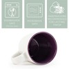 Elanze Designs Typewriter Speckled Purple 13 ounce Ceramic Coffee Mugs Set of 4 - 3 of 4
