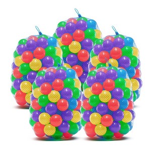 Upper Bounce Crush Proof Soft Plastic Trampoline Pit Balls - Kids Ball Set for Trampolines, Play Room, Tent, Pool Bath - 1 of 4
