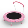 Angel Sar 36inch Kids Trampoline with Handle, Mini Trampoline for Children Ages 3-8, Indoor Outdoor Use, 150lb Capacity - 4 of 4