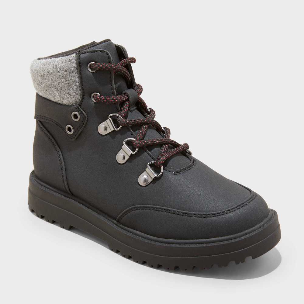 Kids' Holt Combat Boots - Cat & Jack™ Black 5
