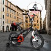 Weize Kids Bike, 14 Inch Children Bicycle for Boy Girl Toddler Age 3-5 Years Old, Black Carbon Steel Frame with Adjustable Seat and Training Wheel - 2 of 4