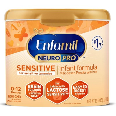 Enfamil NeuroPro Sensitive Powder Infant Formula  - 19.5oz