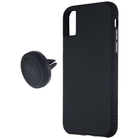 Case-Mate Tough Hard Case + Magnetic Car Mount for Apple iPhone Xs/X - Black - image 1 of 4