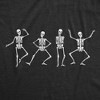 Womens Dancing Skeletons T Shirt Funny Halloween Party Scary Boogie Tee For Ladies - Crazy Dog Women's T Shirt - 2 of 4