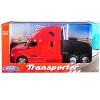 Freightliner Cascadia Truck Red "Transporter" 1/32 Diecast Model by Welly - 3 of 3