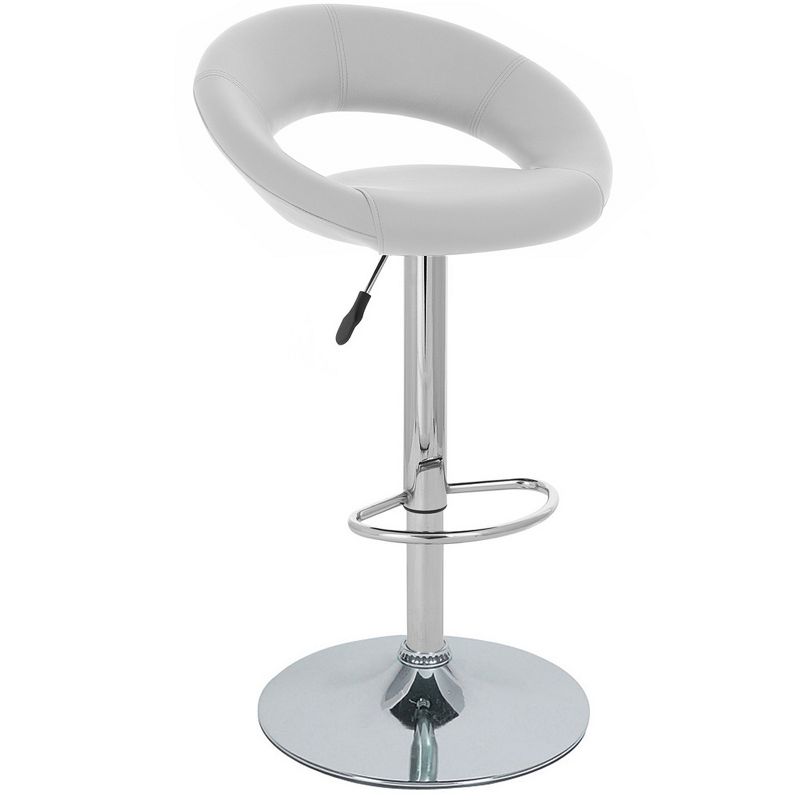 Modern Home Rho Contemporary Adjustable Height Counter/Bar Stool, 1 of 5