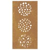 vidaXL Patio Wall Decoration 41.3"x21.7" Corten Steel Leaf Design - 4 of 4