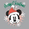 Men's Mickey & Friends Merry Christmas Distressed Mickey Sweatshirt - 2 of 4