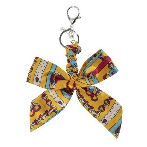 Unique Bargains Bow-knot Scarf Handbag Charm 1 Pc - 1 of 4