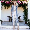 Anna-Kaci Women's Long Floral Lace Embroidered Crochet Duster for Everyday Wear - 3 of 3