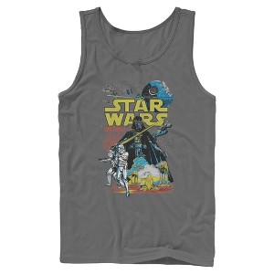 Mens Star Wars Galactic Comic Cover Tank Top - 1 of 4