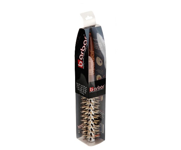 barbar Wood Boar Bristle Round Brush - 16mm