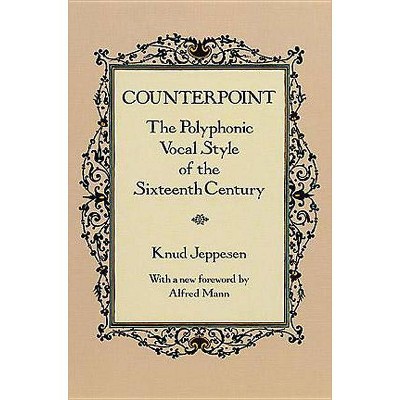  Counterpoint - (Dover Books on Music) by  Knud Jeppesen (Paperback) 