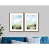 HomeRoots Set Of Two Emerald Coast Cloudy Sky Gold Framed Wall Art - 2 of 3