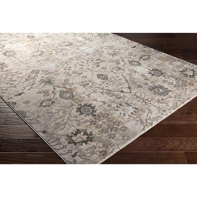 Claydon Taupe and Beige Synthetic Runner Rug 2'7" x 7'3"