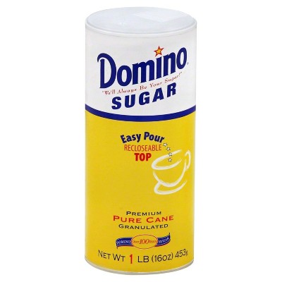 Domino Premium Pure Cane Granulated Sugar - 16 Oz (Pack of 12)