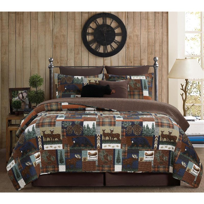 C&F Home Rutherford Breeze Rustic Lodge Cotton Quilt  - Reversible and Machine Washable, 2 of 10
