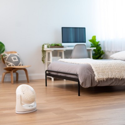 IRIS WOOZOO Oscillating Air Circulator Fan, White