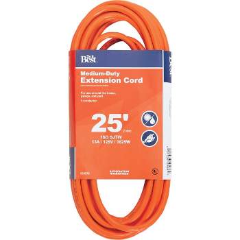 Do it Best  25 Ft. 16/3 Outdoor Extension Cord OU-JTW163-25-OR