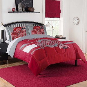 NCAA Ohio State Buckeyes Comforter & Pillow Sham Set - 1 of 4