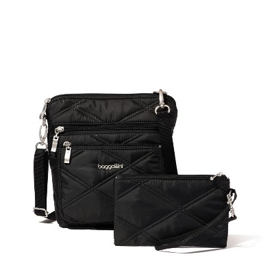 baggallini Women's Pocket Crossbody Bag with RFID Wristlet