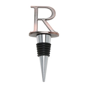 Unique Bargains Bottle Stoppers Aluminum Alloy TPE Red Bronze Tone Black Silver Tone 4.25"x1.61"x0.98" 1 Pc - 1 of 3