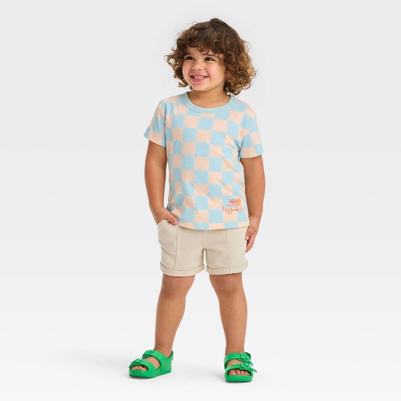 Toddler Boys' Short Sleeve Boxy T-Shirt - Cat & Jack™, 4 of 5